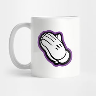 Praying hands-purple Mug